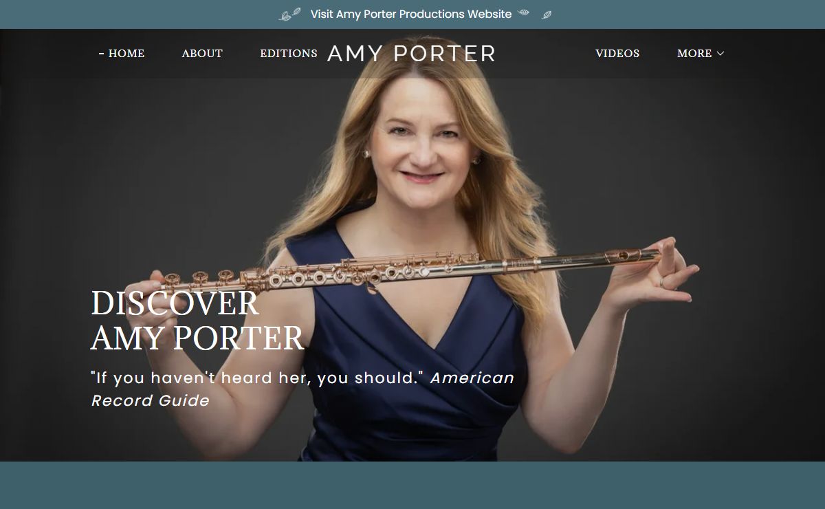 Flute Music by Amy Porter