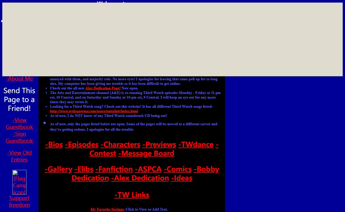 The Third Watch Madness Page!