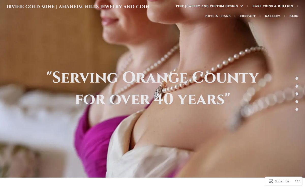 Irvine Gold Mine | Anaheim Hills Jewelry and Coin – "Serving Orange County for over 40 years"
