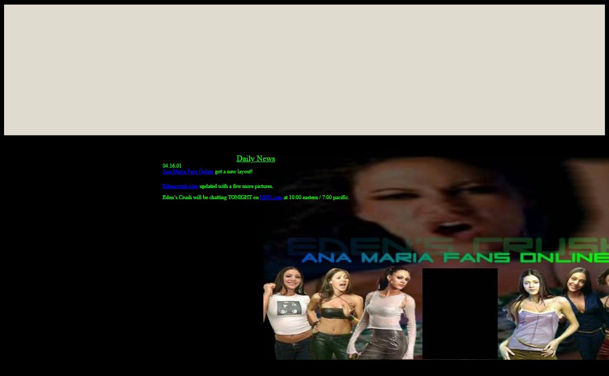 Ana Maria Fans Online--Version 2.0