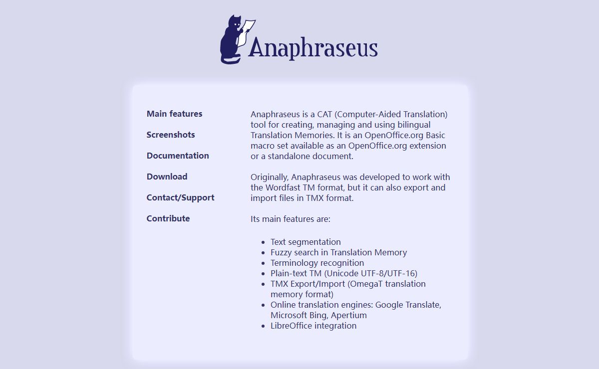 Anaphraseus is a CAT