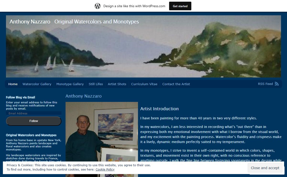 Anthony Nazzaro | Original Watercolors and Monotypes
