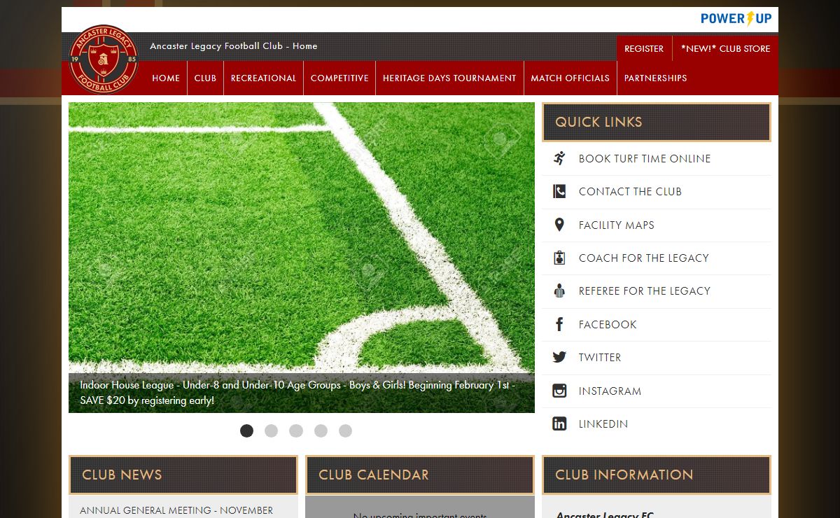 Ancaster Legacy Football Club - Home