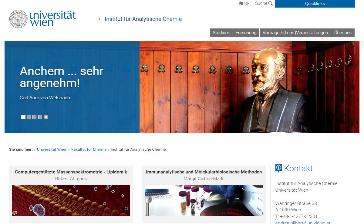 Institut für Analytische Chemie