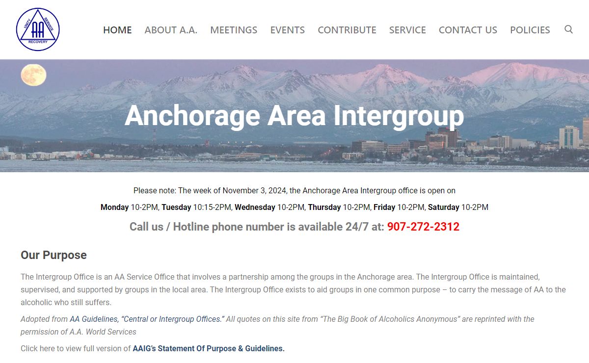 Anchorage Area Intergroup – Anchorage Area Intergroup