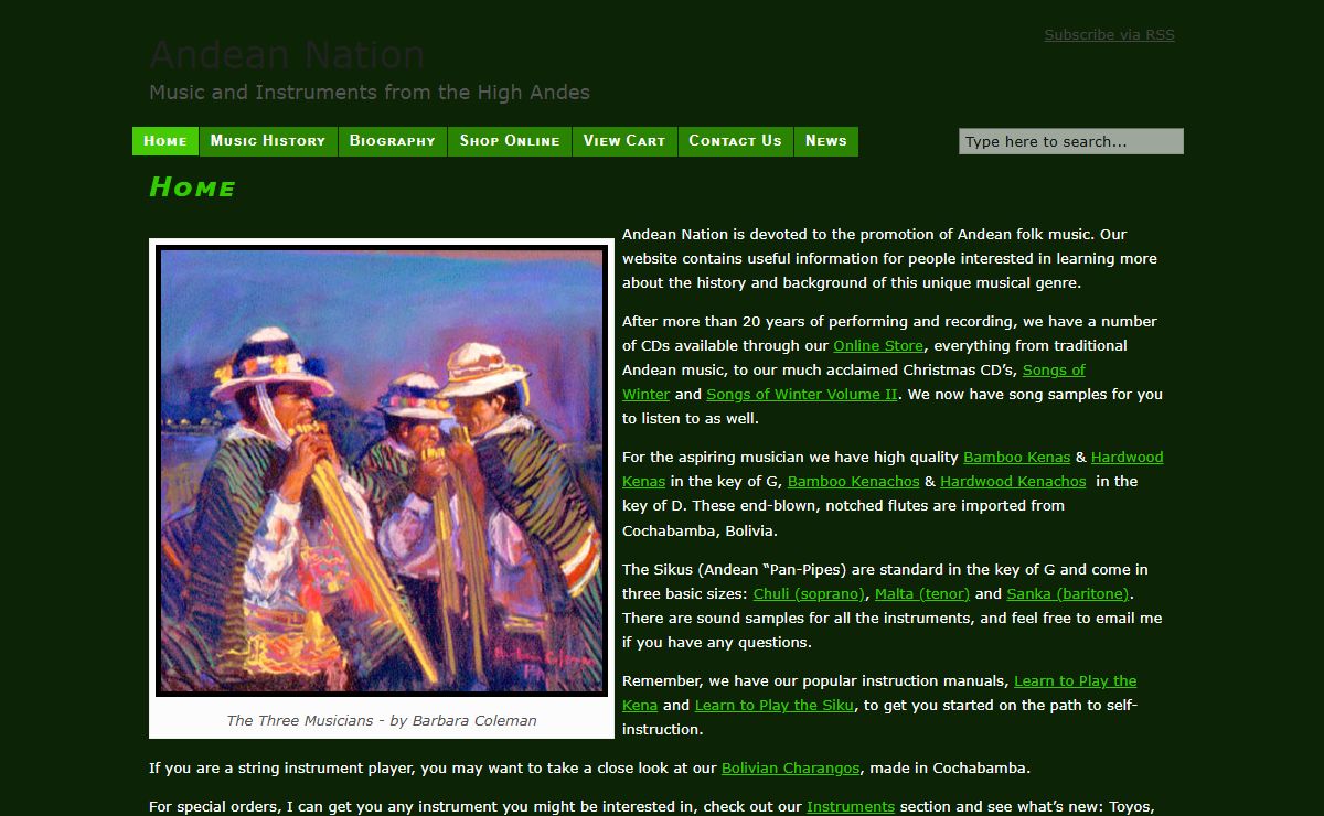 Music and Instruments from the High Andes | Andean Nation