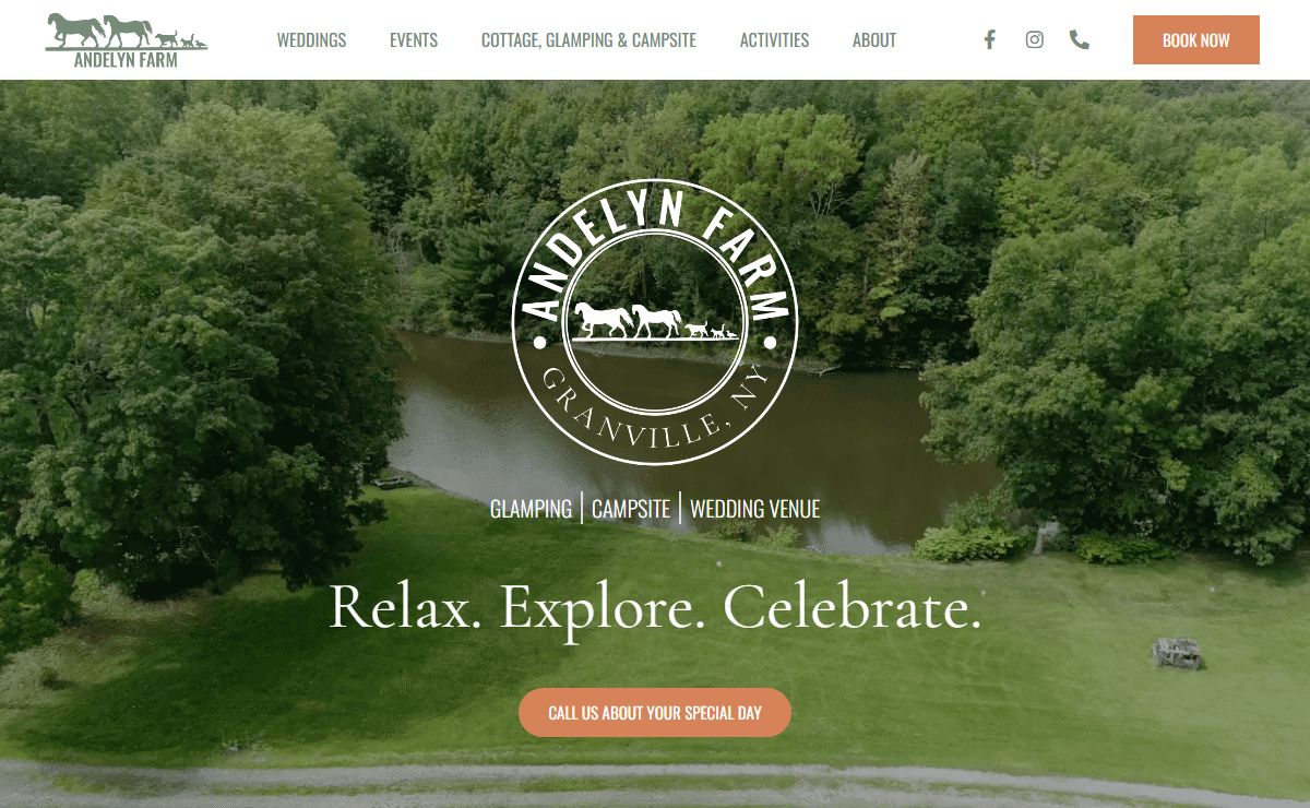 Andelyn Farm: Campground, Yurts, Hay Barn Wedding & Event Center