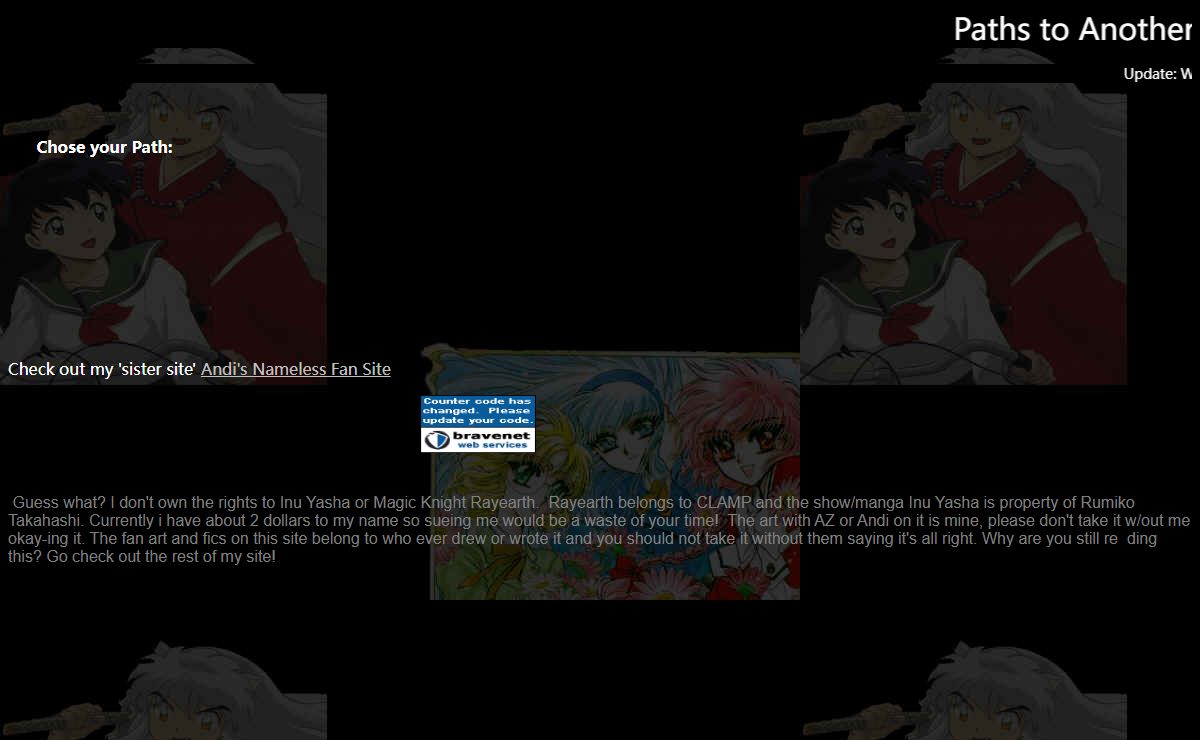 Paths To Another World Home Page