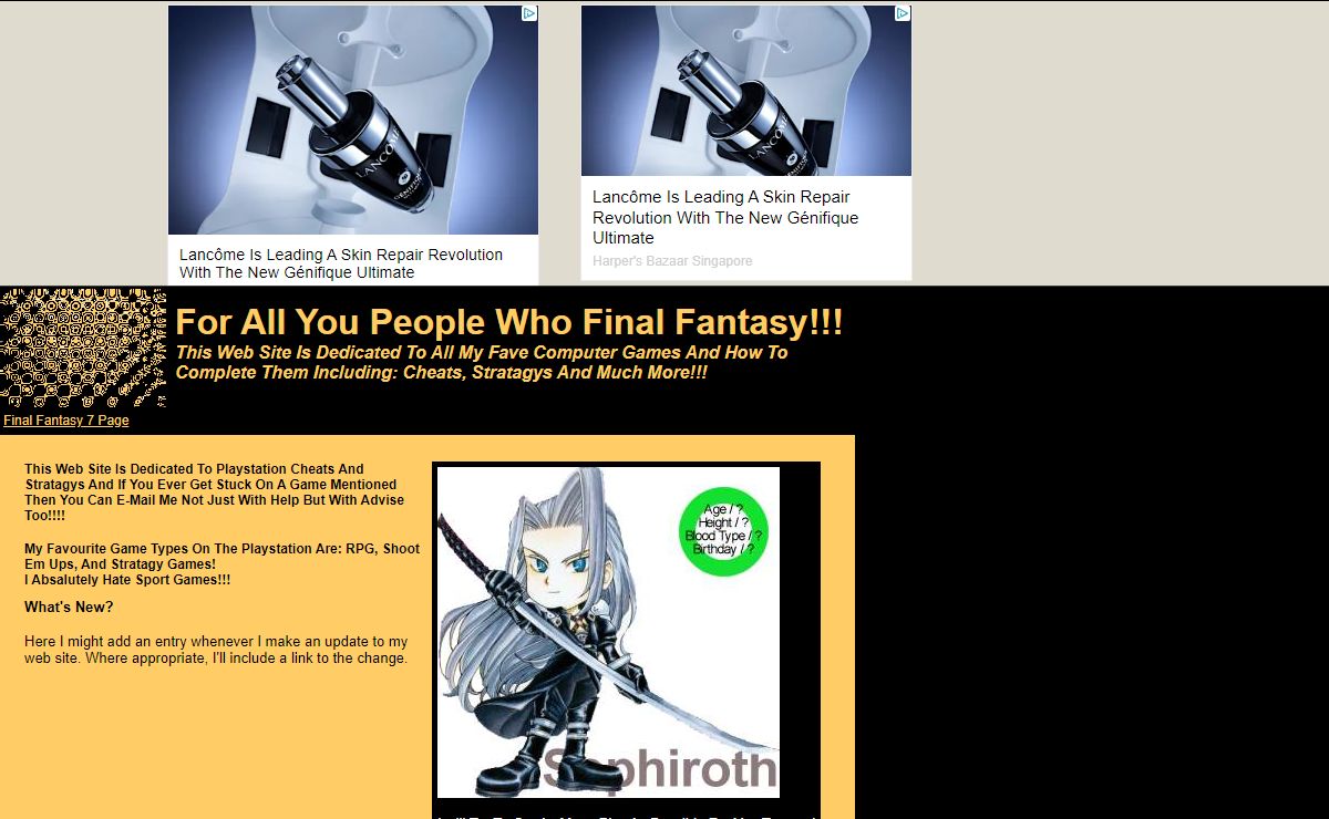 For All You People Who Final Fantasy!!!