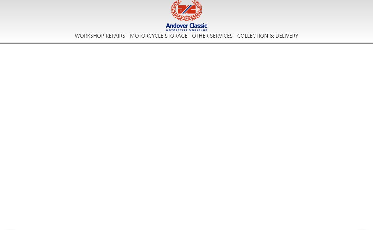 Andover Classic Motorcycle Workshop | Your motorcycle repaired. By professionals. | Home