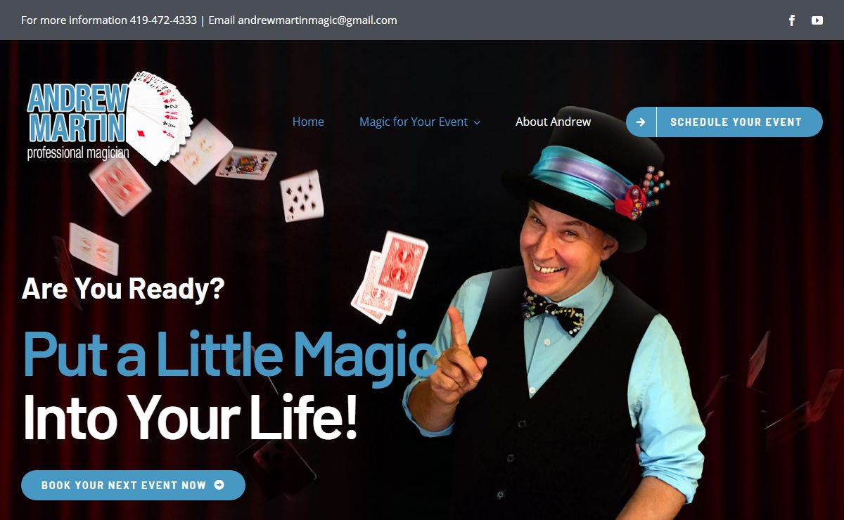 The Magic of Andrew Martin – Professional Magician