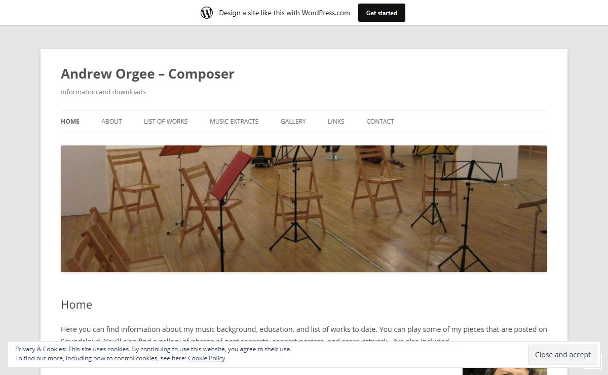 Andrew Orgee – Composer | information and downloads
