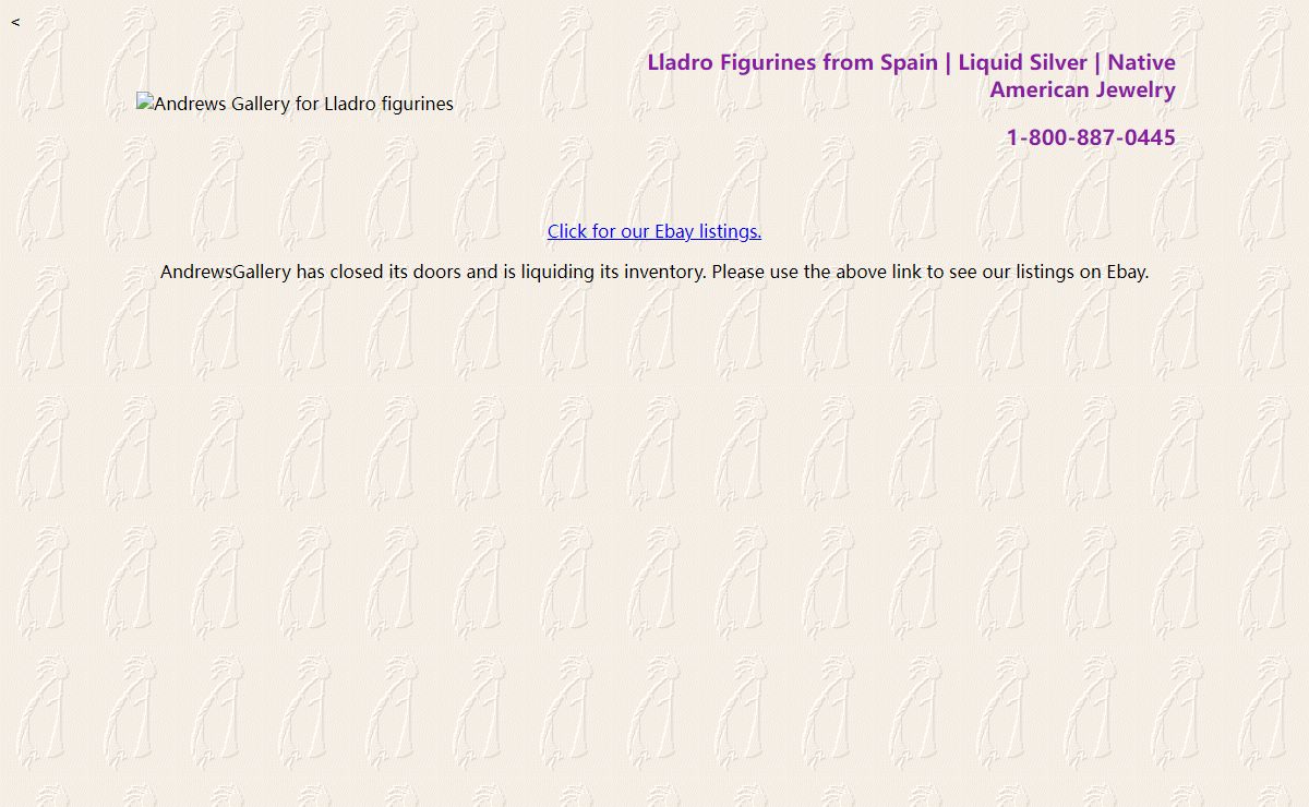 Lladro Figurines from Spain - Liquid Silver - Native American Jewelry