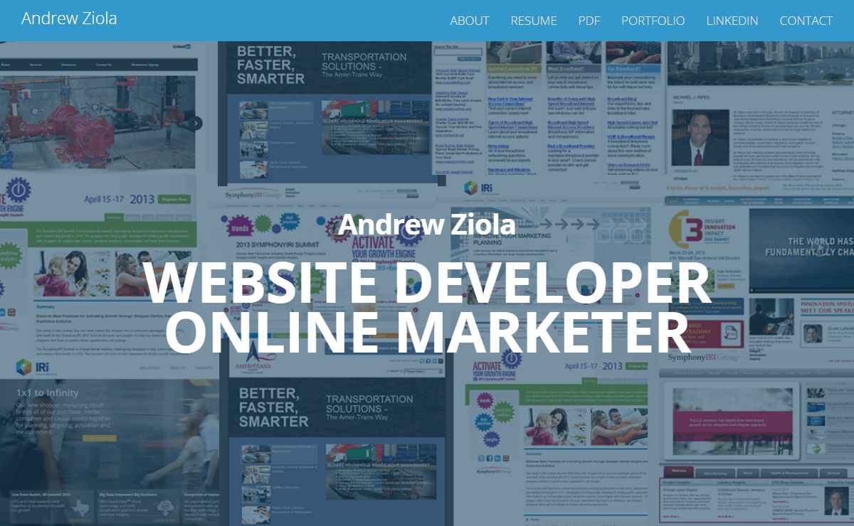 Andrew Ziola - Website Director
