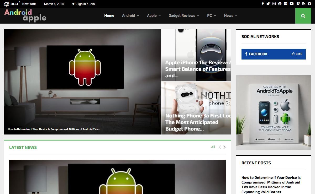 Home - Android to Apple