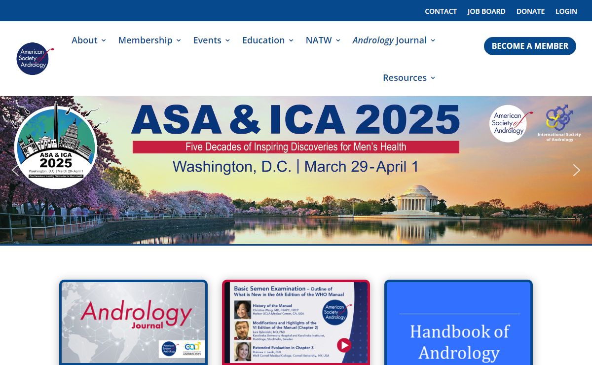 Home Page - American Society of Andrology