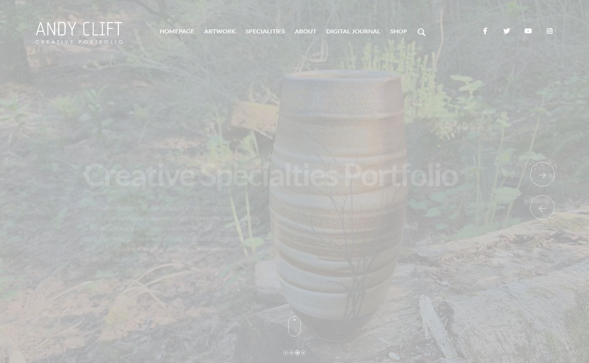Andy Clift – The Creative Portfolio of Ceramic Artist, Andy Clift.