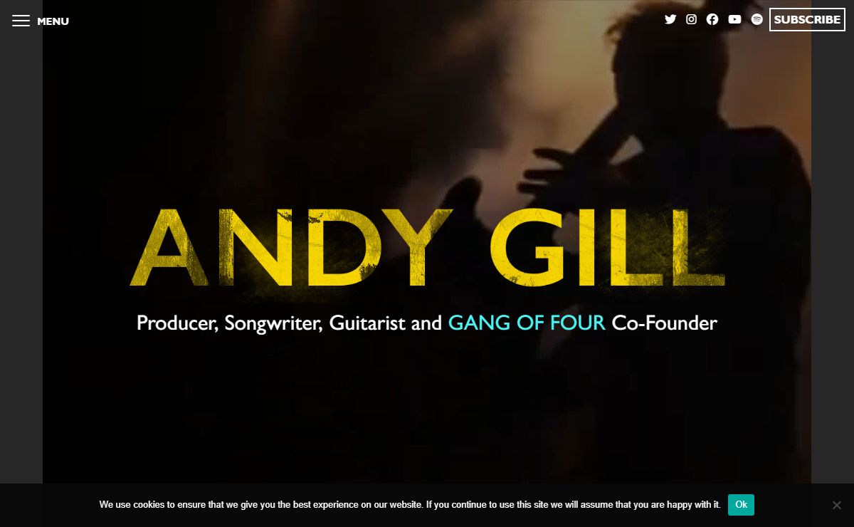 Andy Gill Music - The official website of Andy Gill from Gang of Four