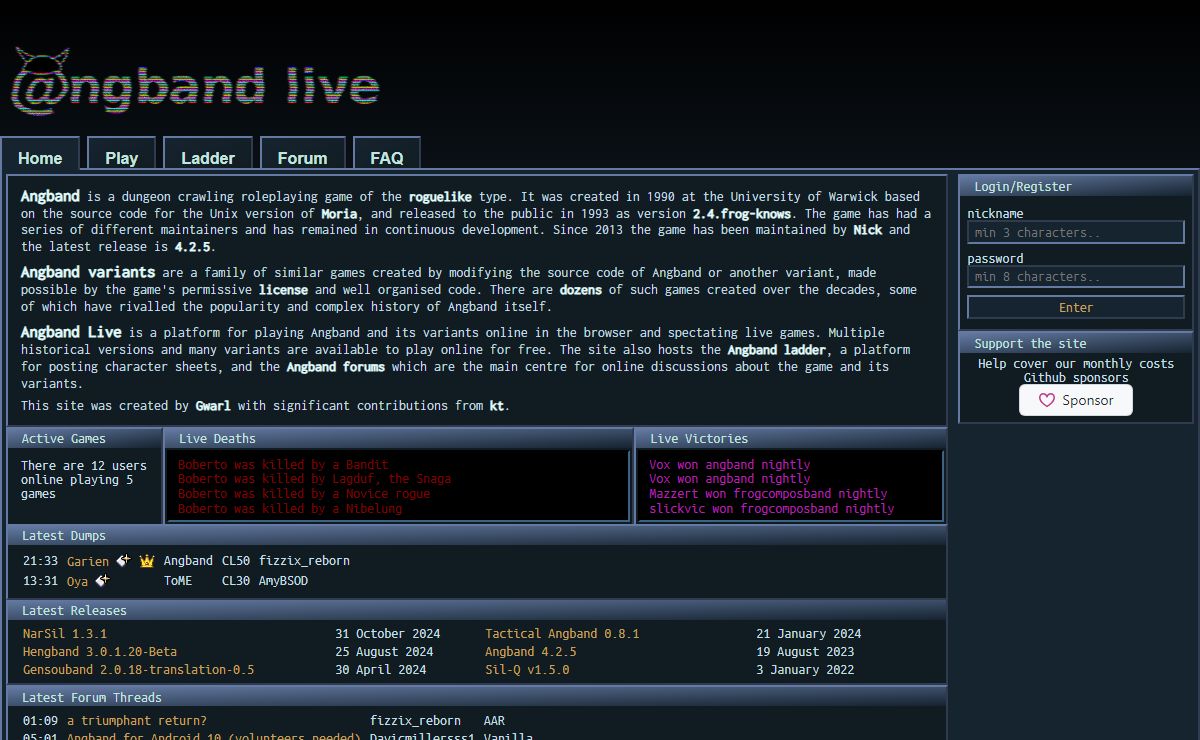 Angband Live