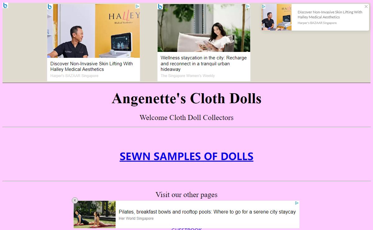 Angenette's Cloth Dolls