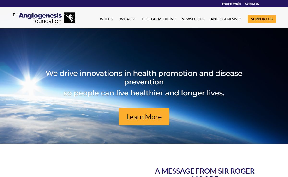 The Angiogenesis Foundation | Advocating Angiogenesis-based medicine, diets, and lifestyle.