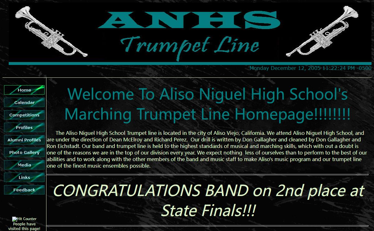 Welcome to Aliso Niguel Trumpet Line's Website