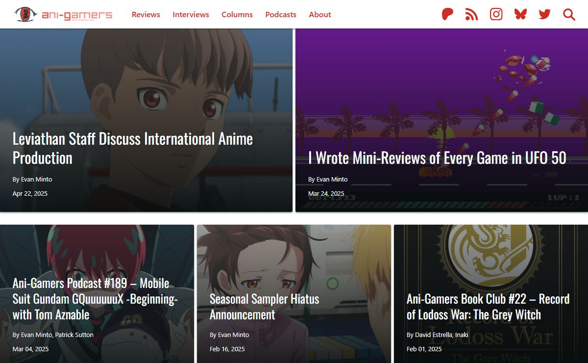 Ani-Gamers :: anime, manga, video games - blog, podcast, reviews, columns