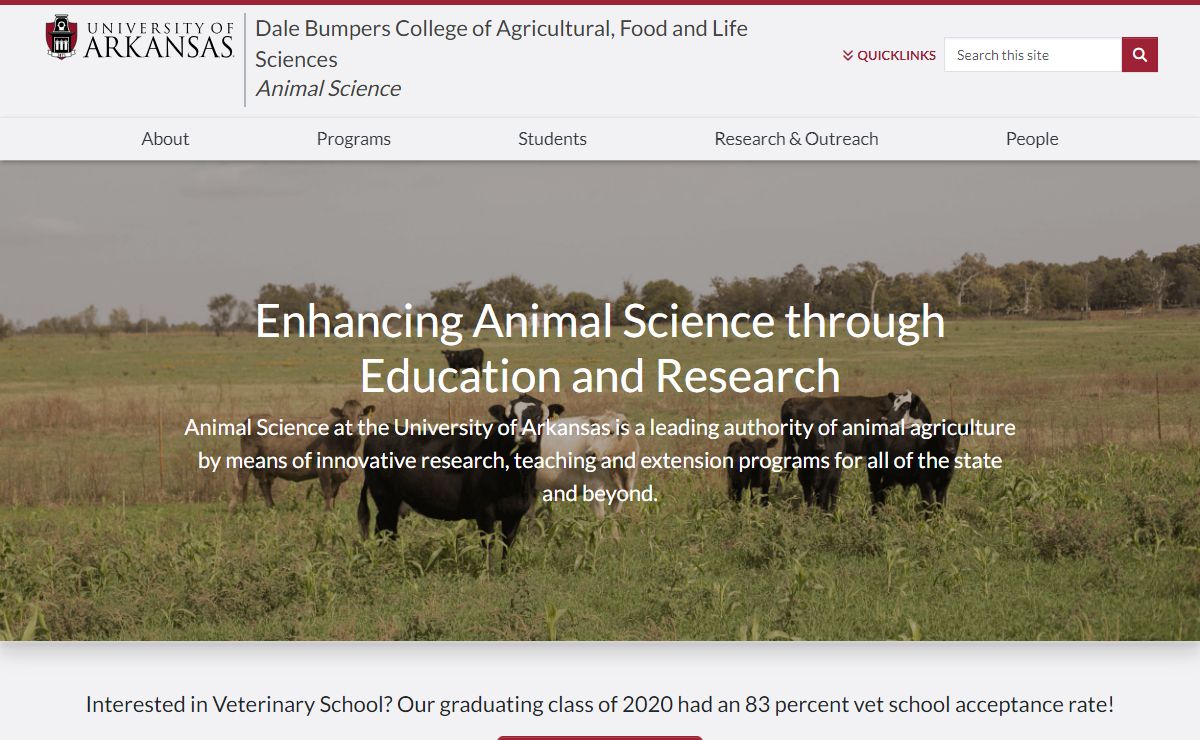Home | Animal Science | University of Arkansas