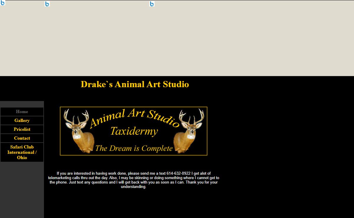 Animal Art Studio Taxidermy, an Ohio Taxidermist