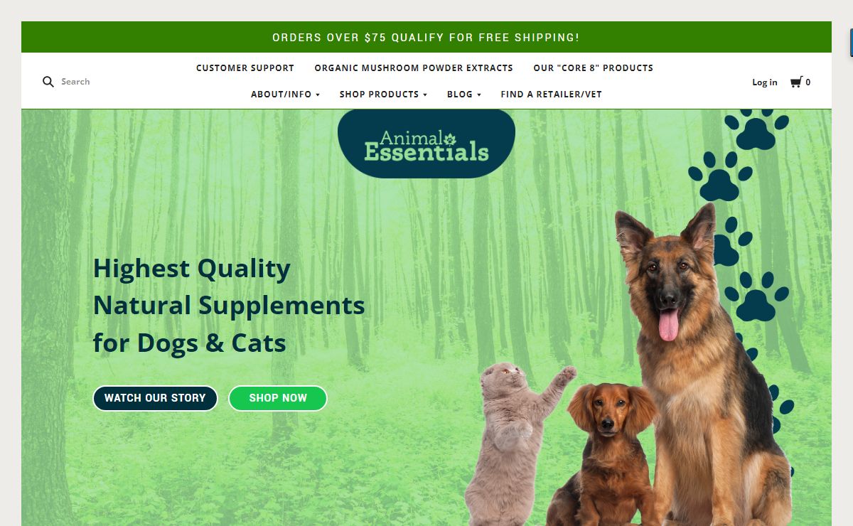 Natural Pet Supplements, Natural Supplements For Dogs | Cats