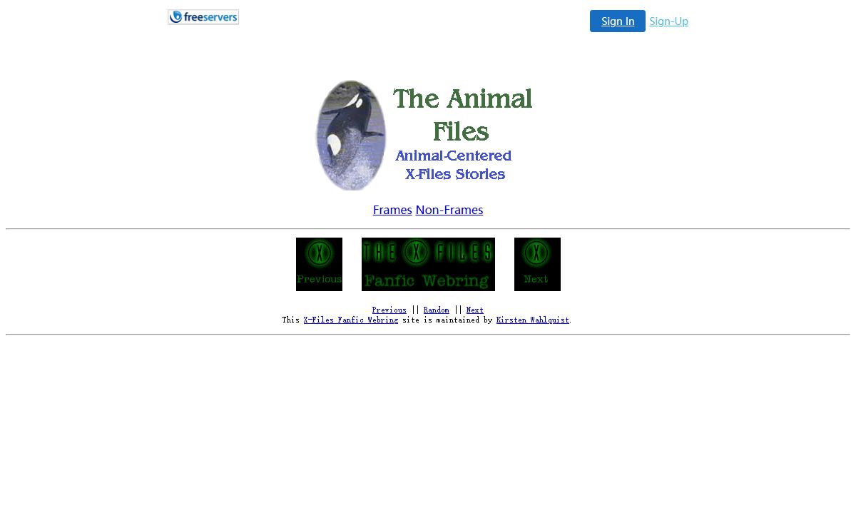 The Animal Files Entrance