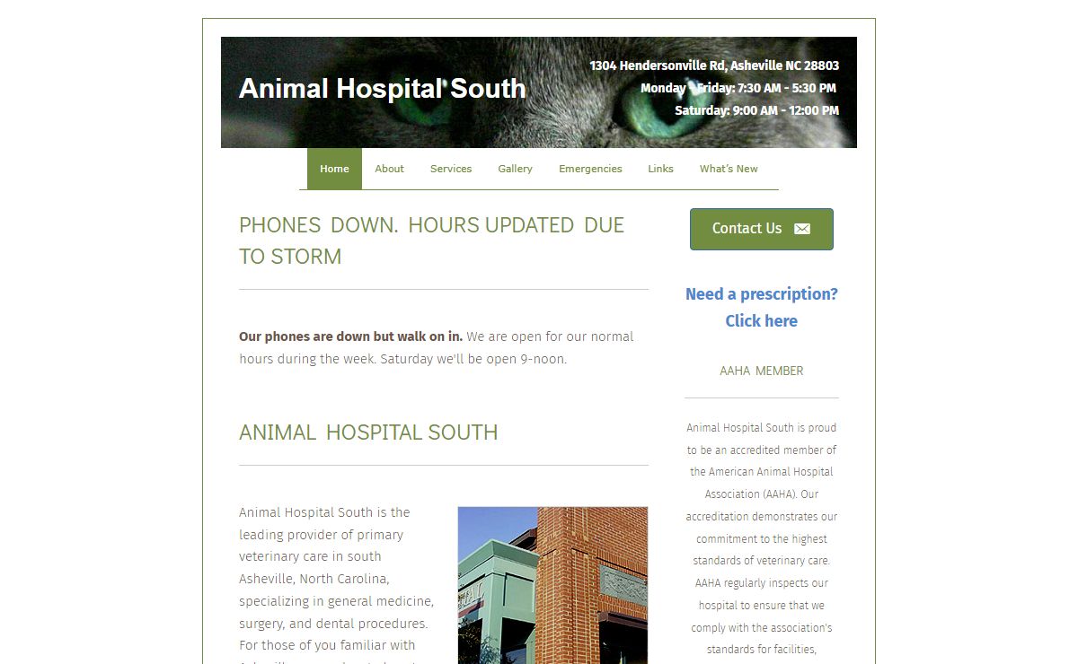 Animal Hospital South – Animal Hospital South in Asheville, NC