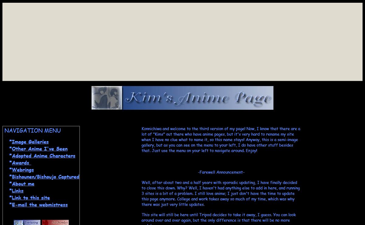 Kim's Anime Page