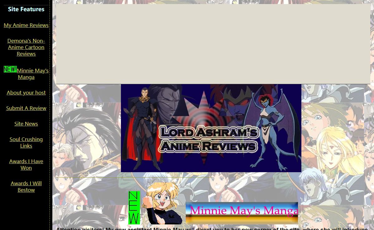 Lord Ashram's Anime Reviews