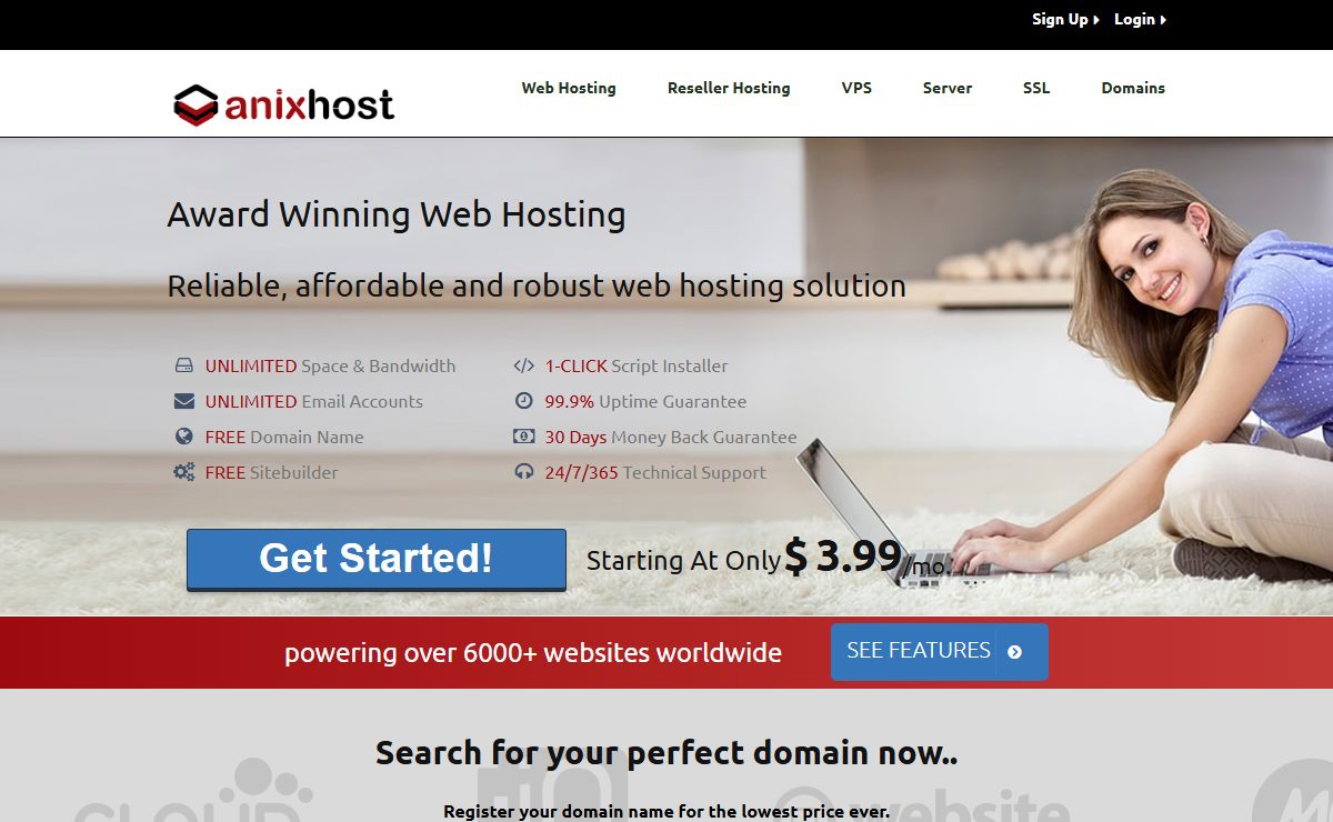 Shared, Reseller, VPS & Dedicated Web Hosting | Anix Host