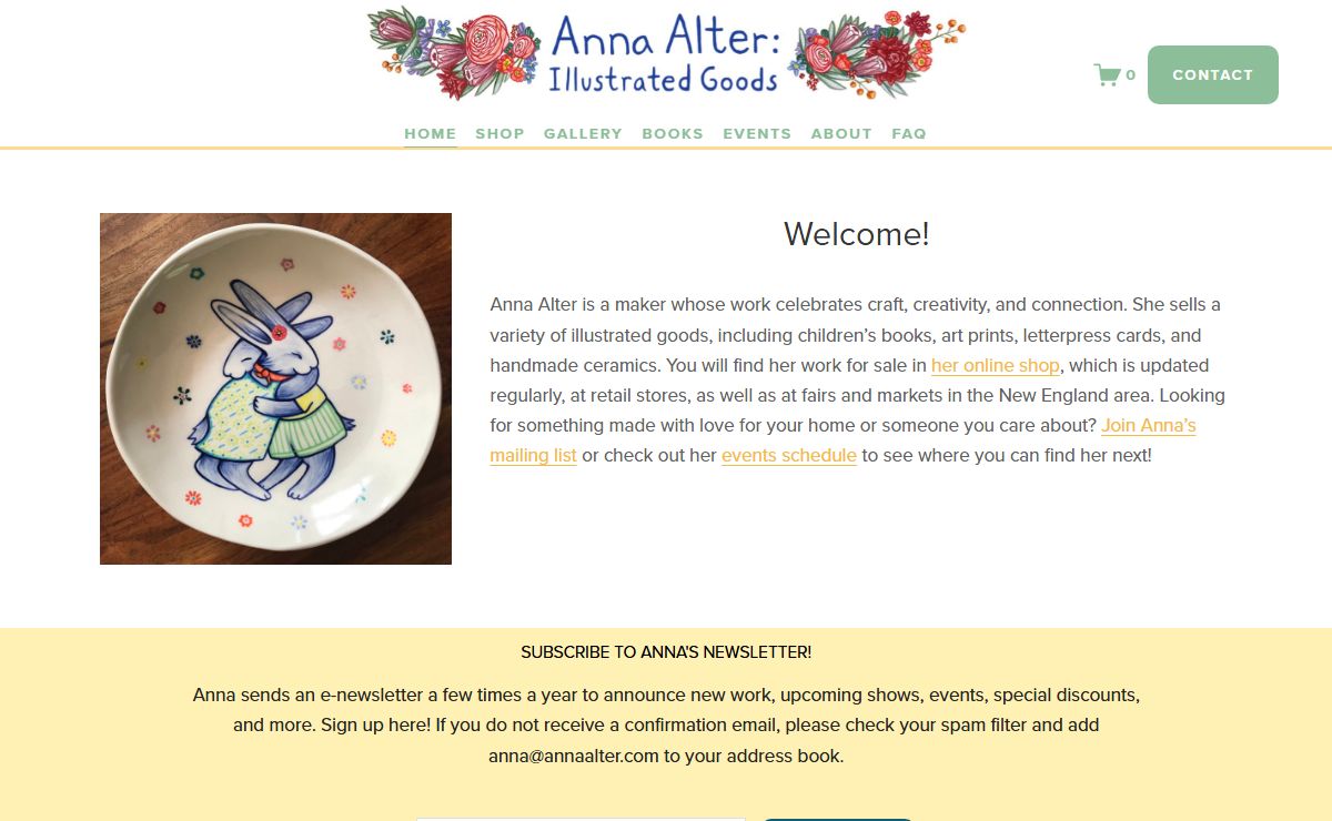 Anna Alter: Illustrated Goods