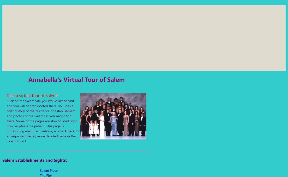 Annabella's Virtual Tour of Salem