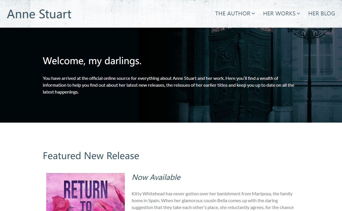 Anne Stuart – NYT & USA Today Bestselling Author