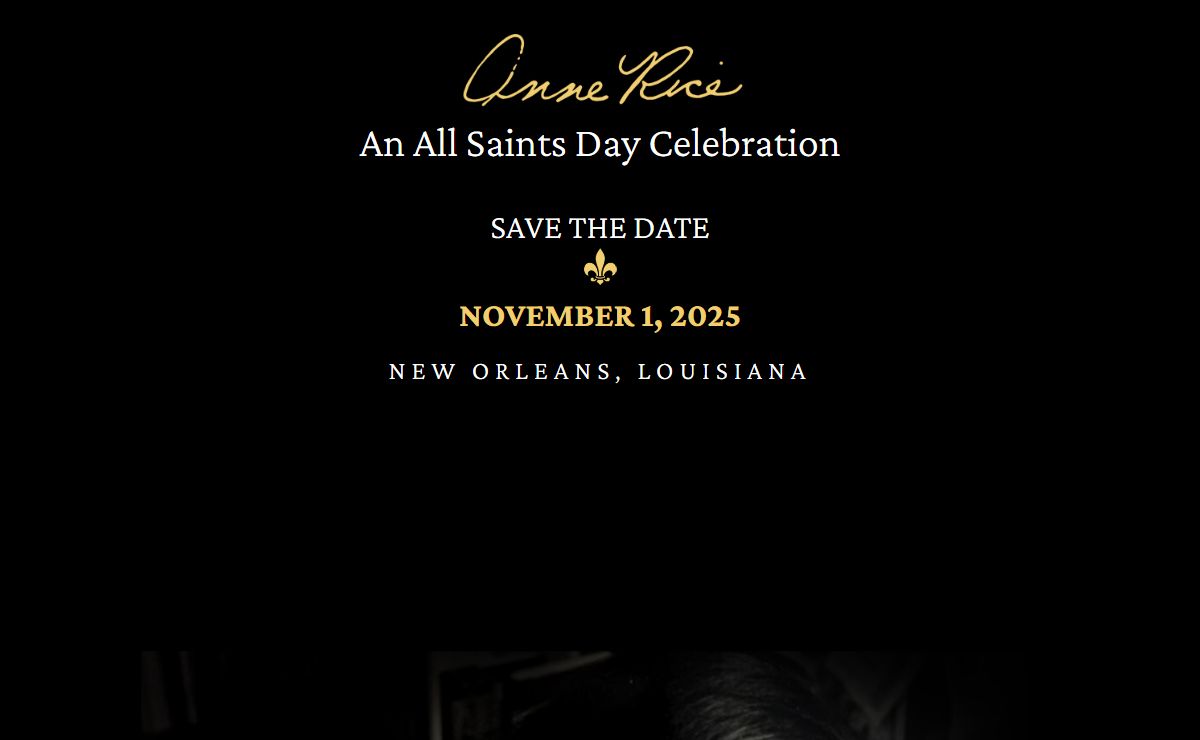 Welcome To Anne Rice.com!