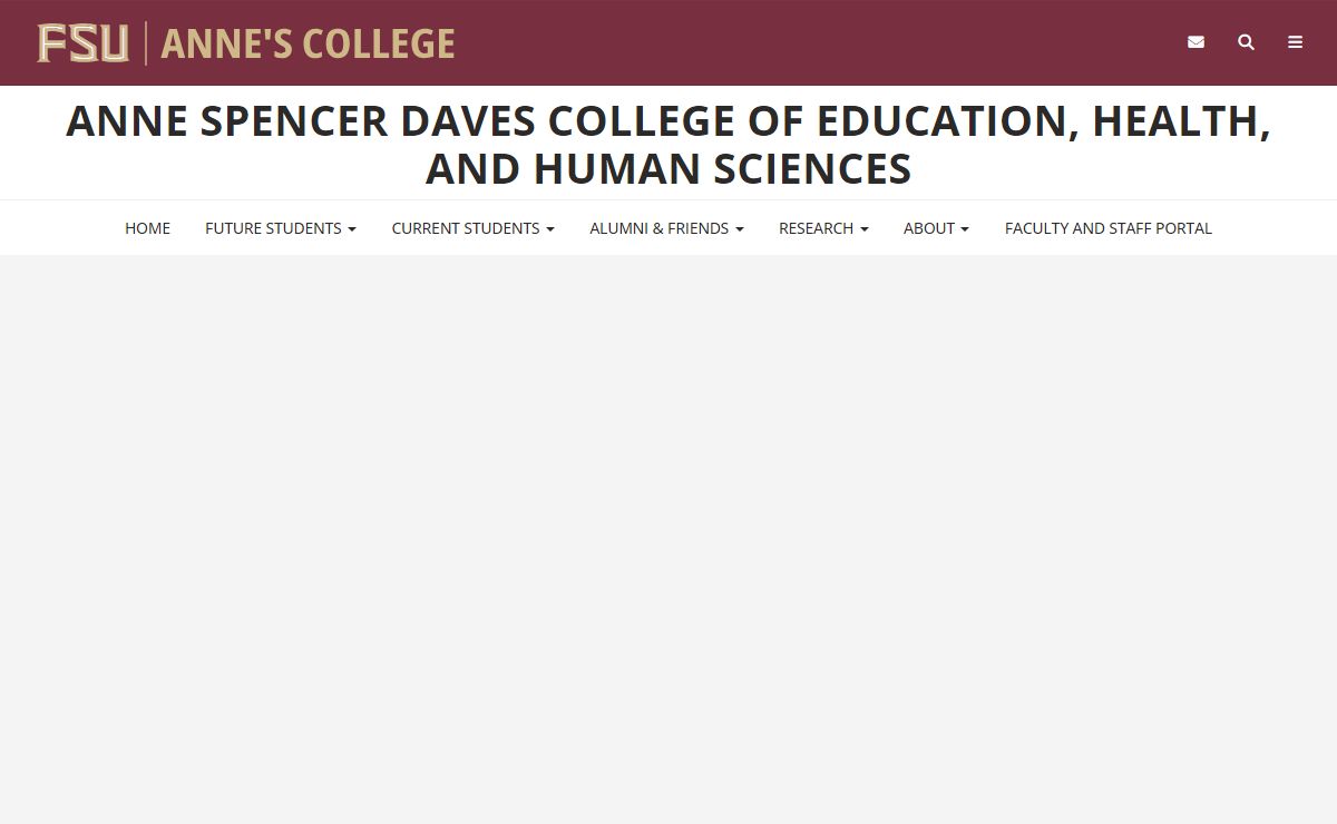 Anne Spencer Daves College of Education, Health, and Human Sciences