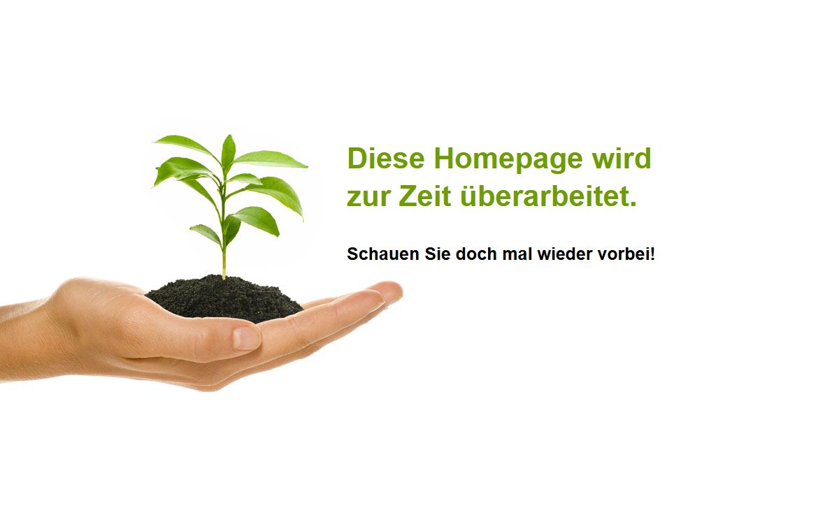 Hier entsteht eine neue Homepage
