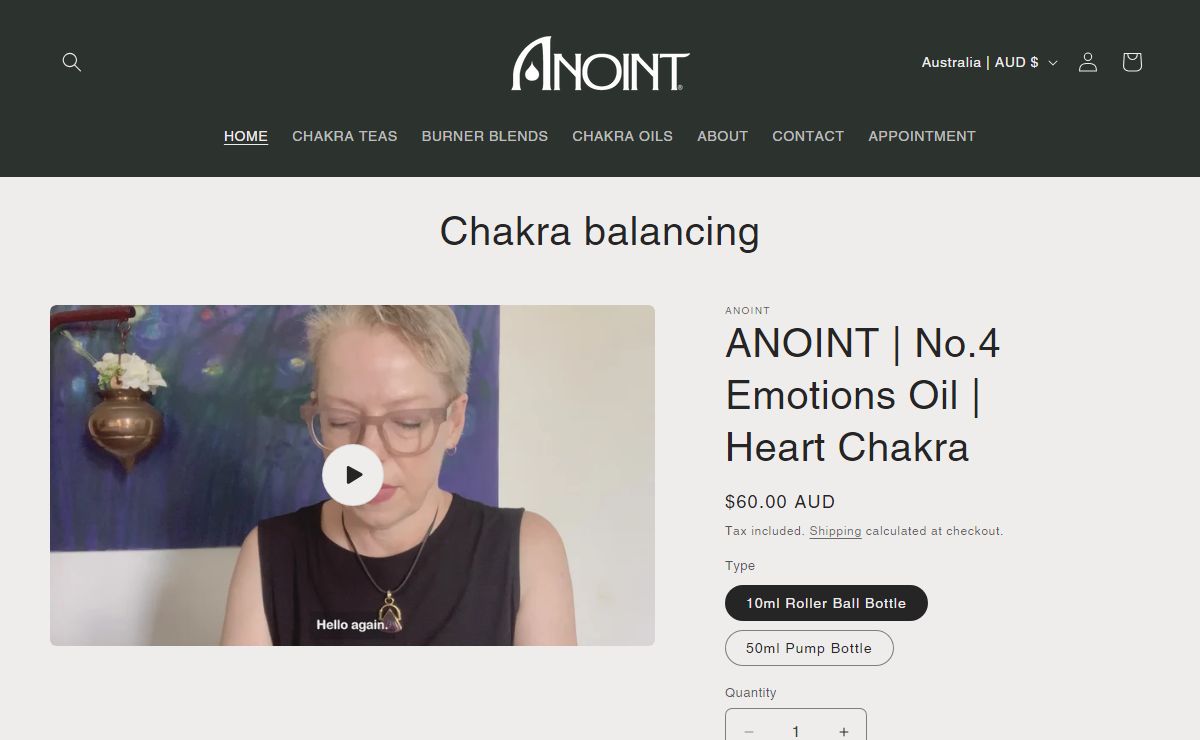 ANOINT | Chakra therapy Essential Oils and Teas for Chakras – anoint-au
