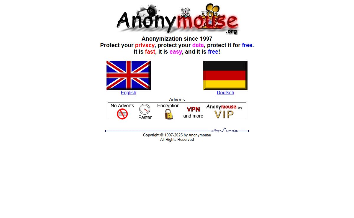 Anonymouse.org