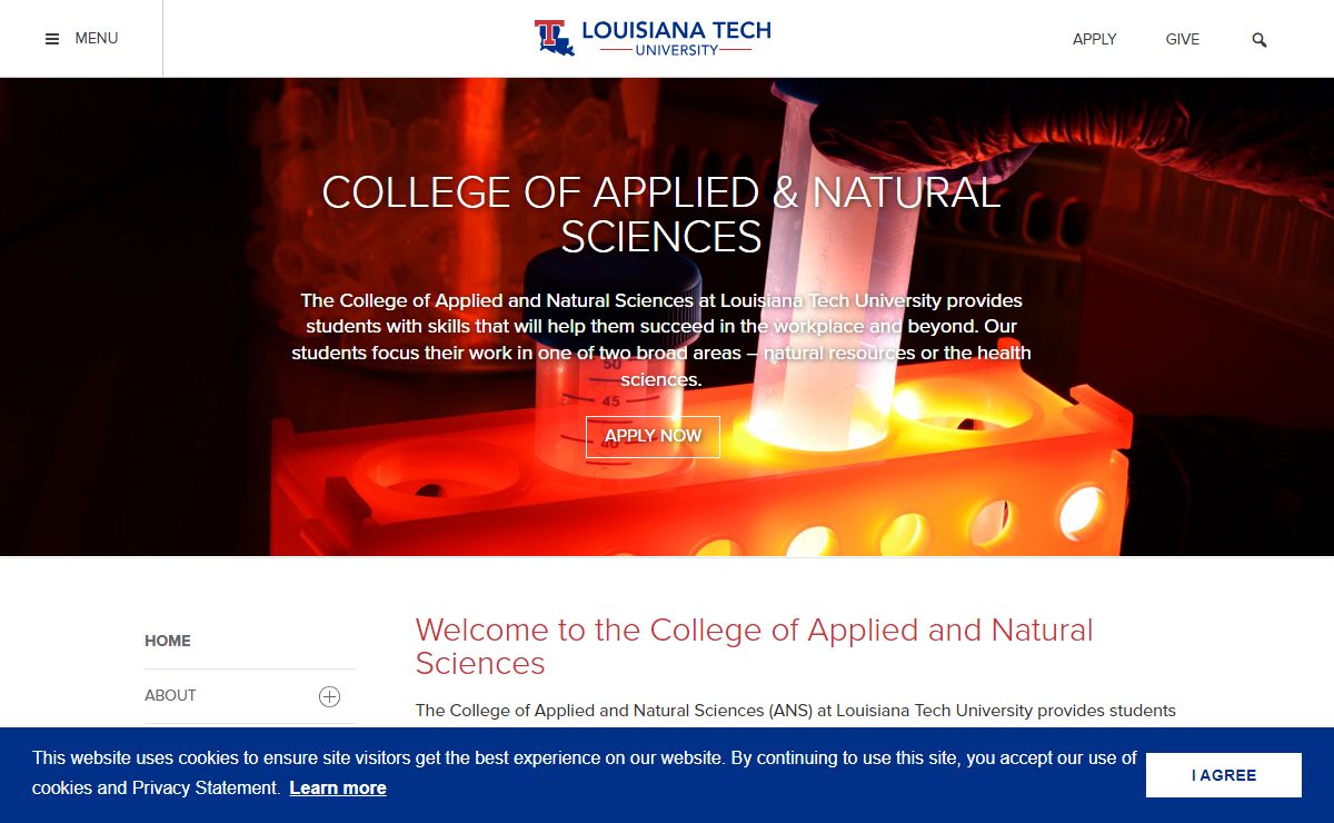 College of Applied and Natural Sciences |