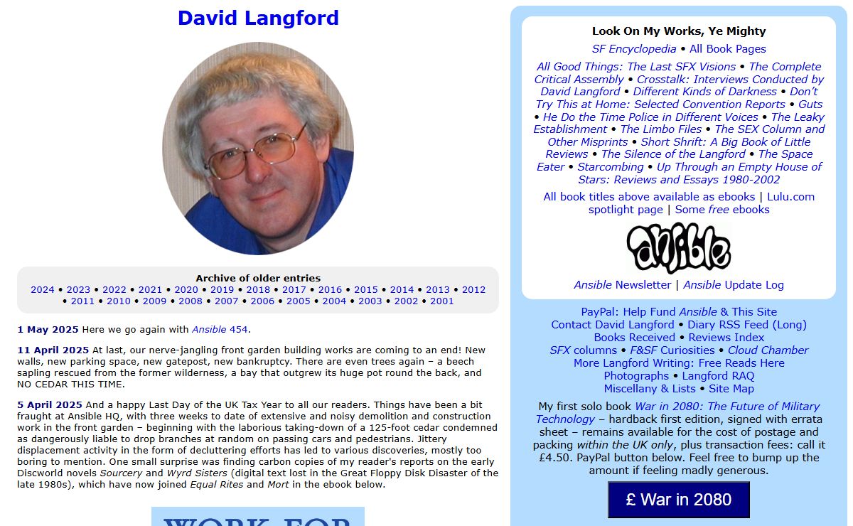 Langford Home Page (Pardon?)