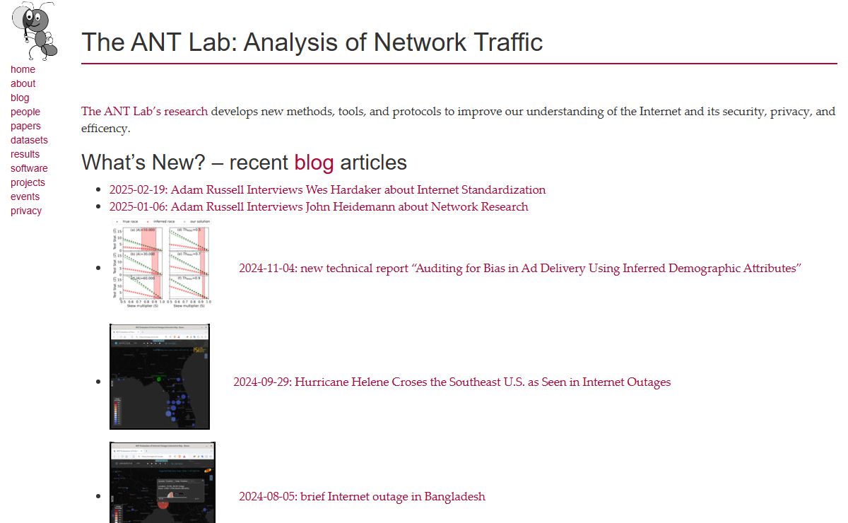 The ANT Lab: Analysis of Network Traffic