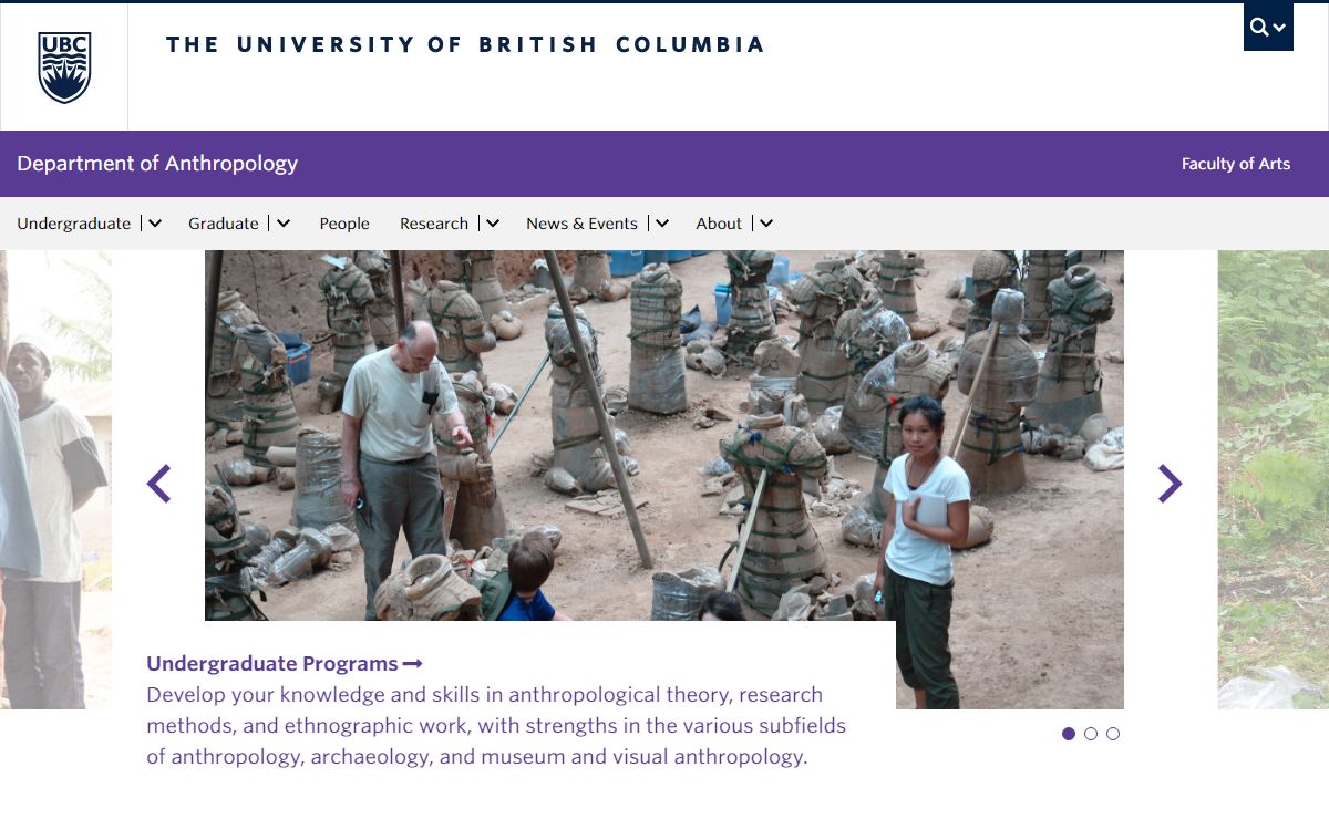 Anthropology | University of British Columbia | Vancouver, BC, Canada