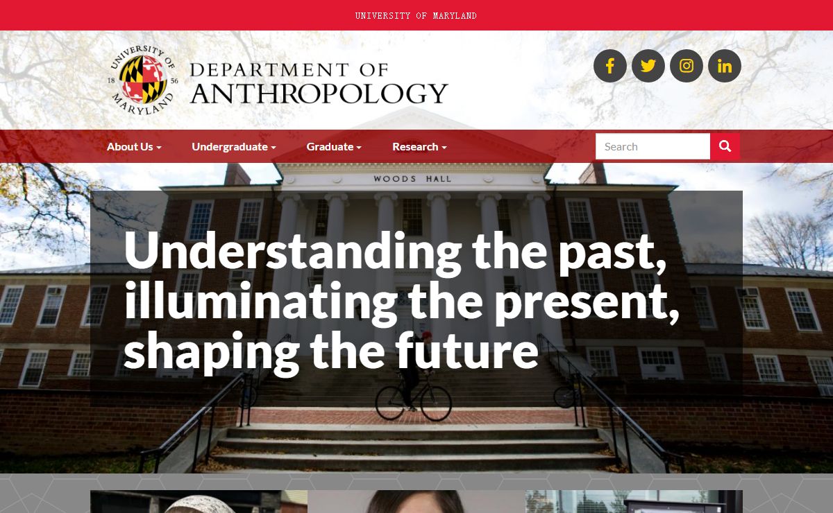 ANTH | Anthropology Department | University of Maryland