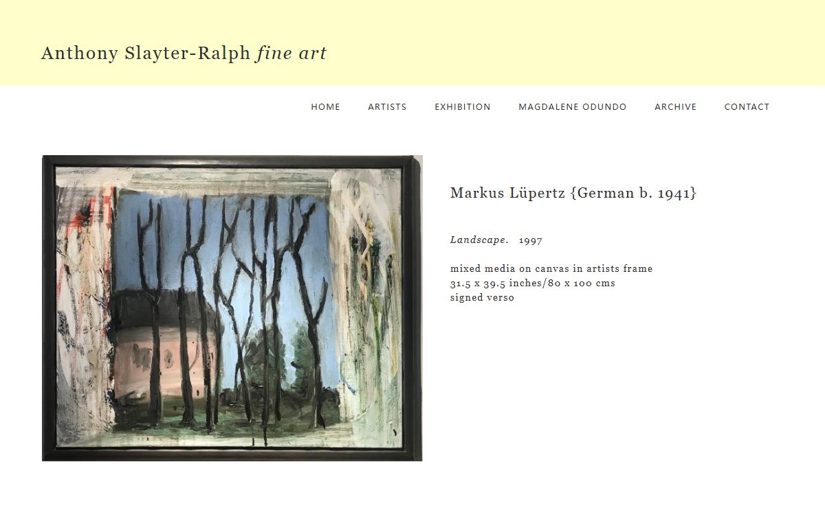 Anthony Slayter-Ralph fine art |