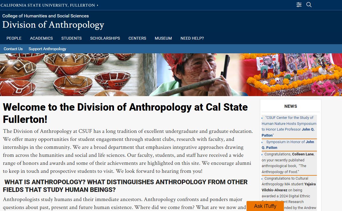 Anthropology - Division of Anthropology | CSUF